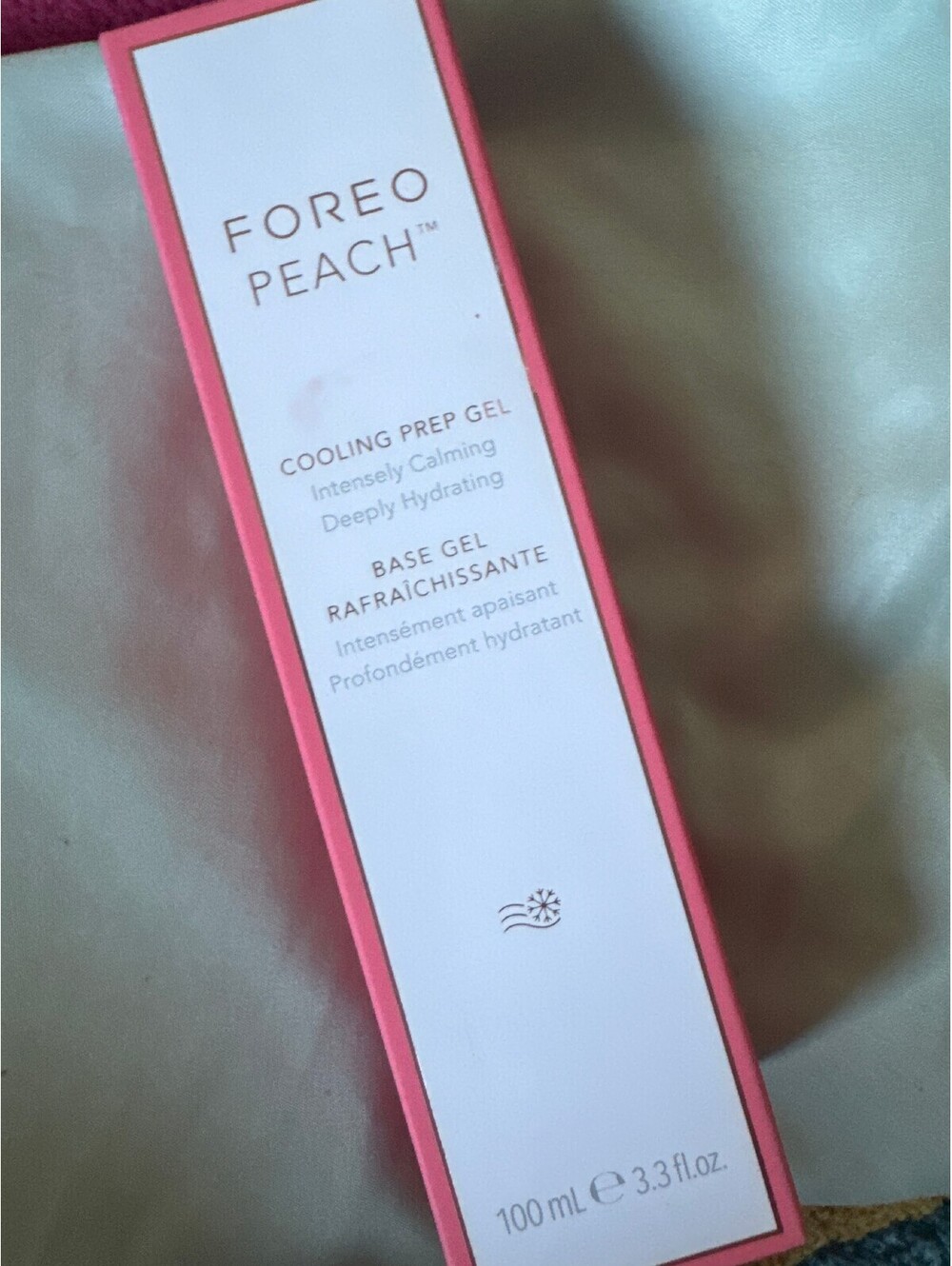 FOREO PEACH Cooling Prep Gel 100ml 3.3oz New IPL Skin Prep